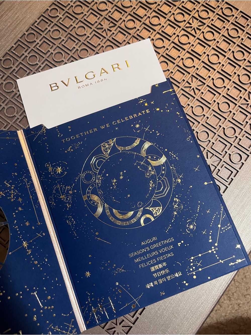 Bvlgari Embossed Geometric Box - Picture 6 of 6